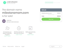 Tablet Screenshot of milestonemom.com